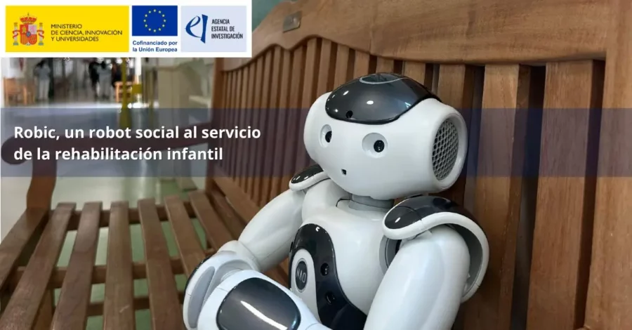 Robic, el robot que convierte la rehabilitación en un juego para los niños que sufren daños neurológicos