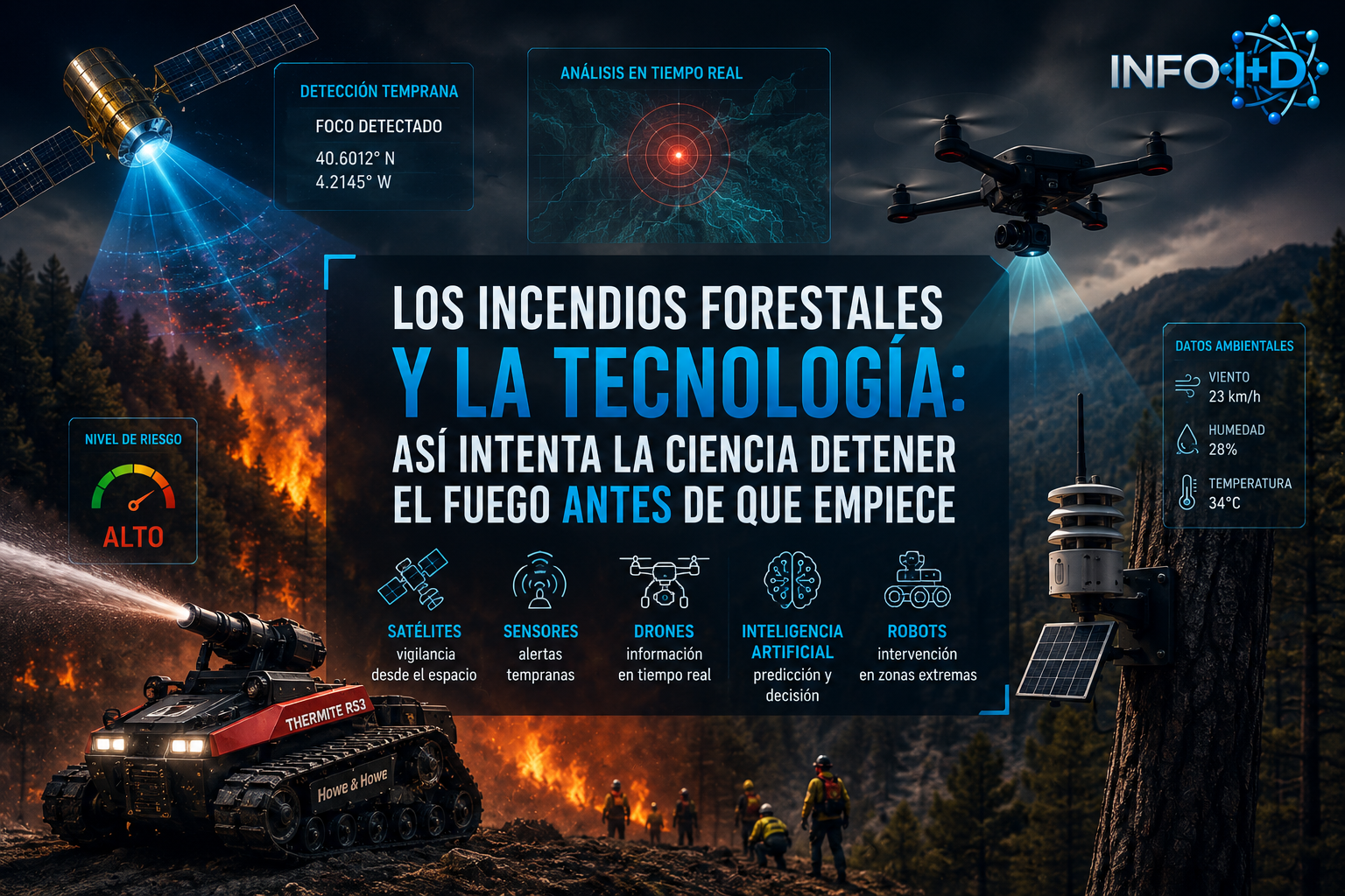 Incendios de Madrid, Ávila, Toledo y Castellón: ¿qué tecnologías ayudan a detectar el fuego, predecir su evolución y combatirlo?