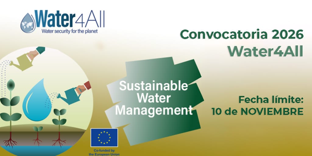 Se abre la convocatoria 2026 de Water4All para financiar proyectos internacionales de gestión sostenible del agua